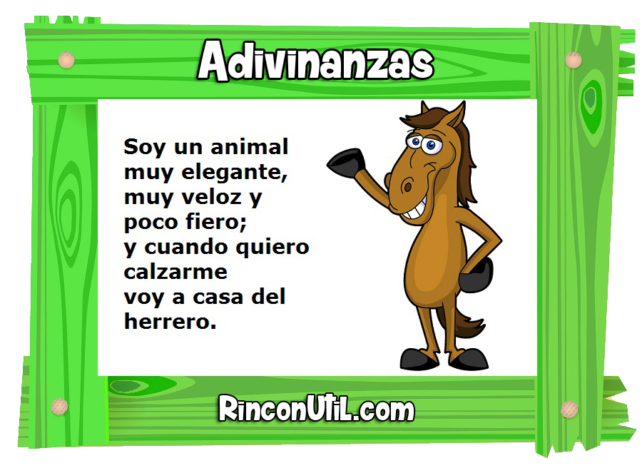 Adivinanzas de animales para pequeños