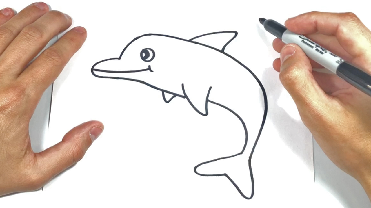 Como dibujar un Delfin - Rincon Util