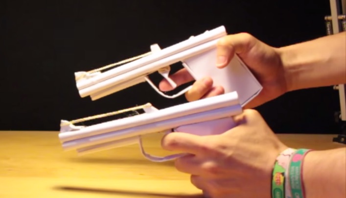 Pistola de papel