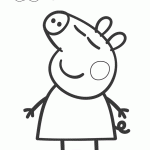 Colorear e imprimir Dibujos Peppa Pig