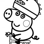 Dibujos Bonitos de Peppa Pig para colorear