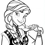 Dibujos de Frozen Anna para colorear