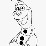 Olaf para colorear