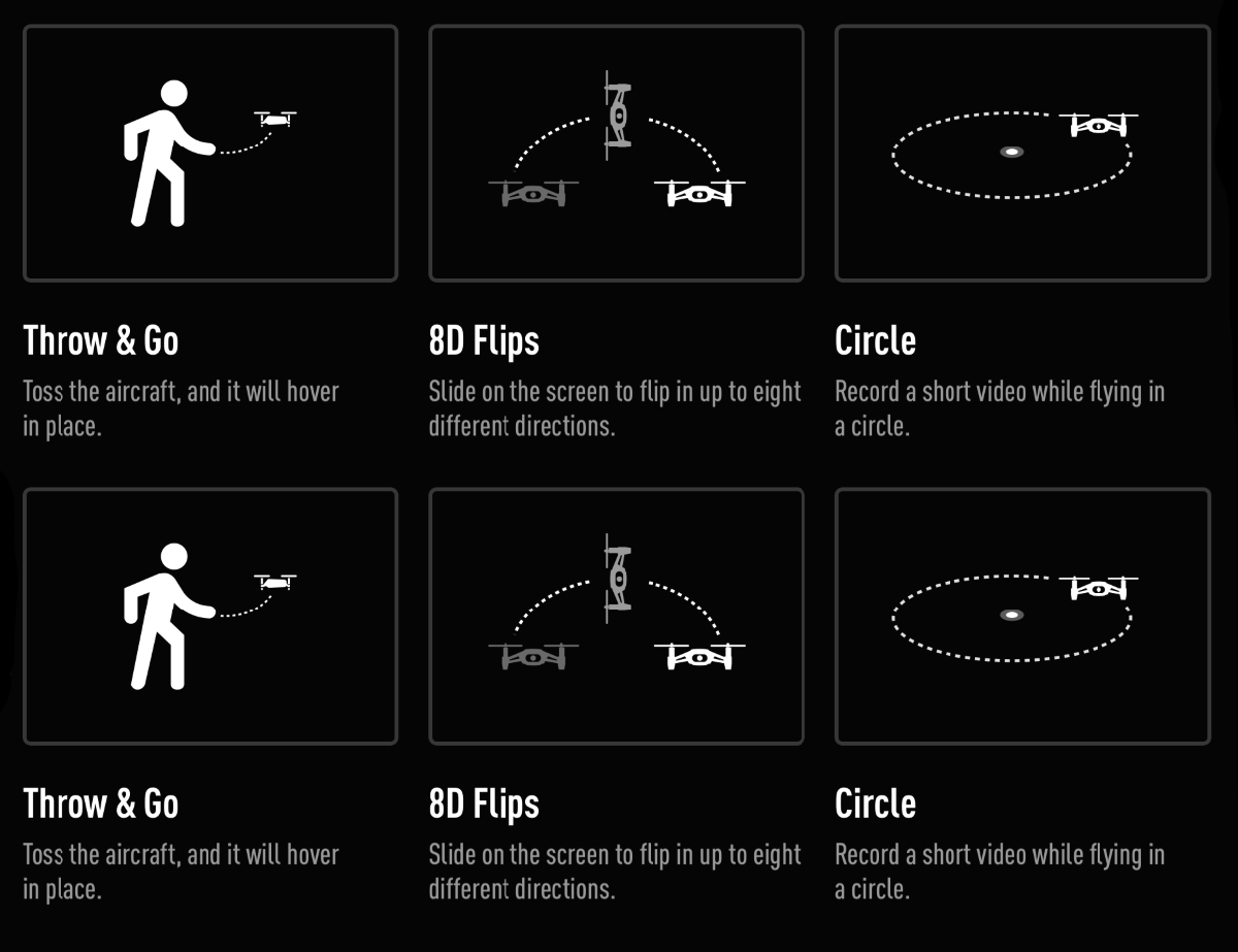 modos de vuelo drone tello