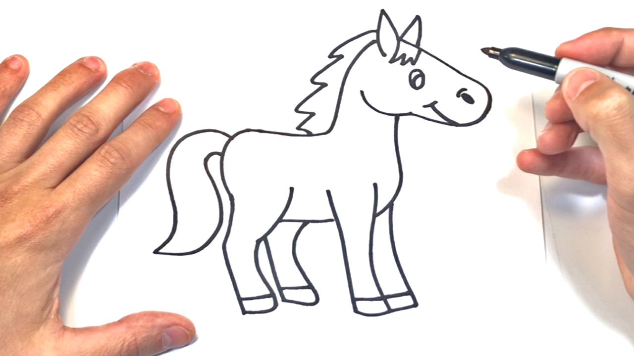 Como dibujar un Caballo
